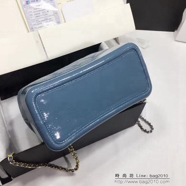 香奈兒CHANEL 94485 2018最新鹿皮漸變漆皮鏈條背包 正品開模 比拼專櫃 DSC1407